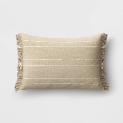 Textured Linen Striped Throw Pillow Neutral - Threshold™ Textured Linen Striped Throw Pillow Neutral - Threshold™ -Threshold shop GUEST 06f921ce 8469 4689 90ae 595c1954d5db
