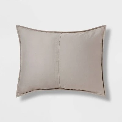 Gray Stitched Stripe Sham (Standard) - Threshold™ Gray Stitched Stripe Sham (Standard) - Threshold™ -Threshold shop GUEST 083794e0 cf67 46a3 9882 88543ba34326