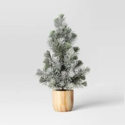 Artificial Plant Snowy Tree In Wood Pot - Threshold™ 3 Artificial Plant Snowy Tree In Wood Pot - Threshold™ -Threshold shop GUEST 0ac3b3dc 3fc0 4633 b25b 3cd1be8f10cb