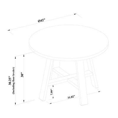 42" Linden Round Wood Dining Table - Threshold™ designed with Studio McGee 42" Linden Round Wood Dining Table - Threshold™ Designed With Studio McGee -Threshold shop GUEST 0c000735 3d37 445d 864f 66166a58d562