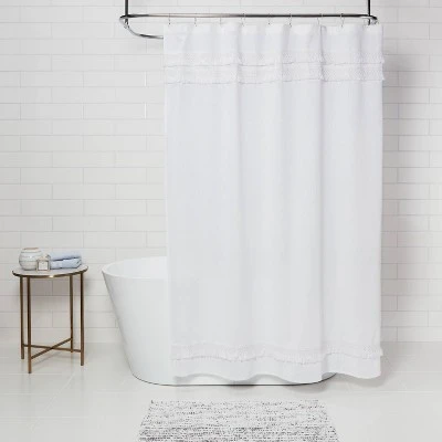 Macramé Fringe Shower Curtain Cream - Threshold™ Macramé Fringe Shower Curtain Cream - Threshold™ -Threshold shop GUEST 10f79202 3132 4c01 836f 0e4de2150849