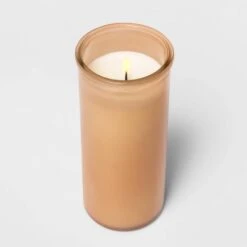 Glass Jar Jasmine And Ylang Candle Orange - Threshold™