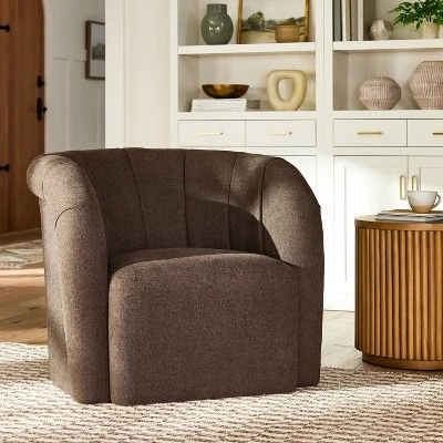 Channeled Curved Back Accent Chair Velvet - Threshold™ designed with Studio McGee Channeled Curved Back Accent Chair Velvet - Threshold™ Designed With Studio McGee -Threshold shop GUEST 13118121 d0ca 4b41 ae60 484b4f0c9738