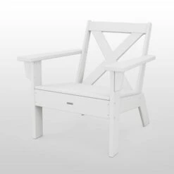 Shawboro POLYWOOD Patio Lounge Chair - White - Threshold™