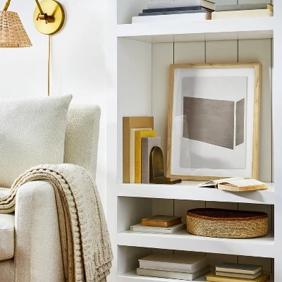 16" x 20" Color Block Abstract Glass Framed Wall Art Print Light Navy - Threshold™ designed with Studio McGee 16" X 20" Color Block Abstract Glass Framed Wall Art Print Light Navy - Threshold™ Designed With Studio McGee -Threshold shop GUEST 19071546 fae0 4d28 ad2f 17f1144c1455