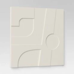(Set Of 4) 12" X 12" 3D Decorative Graphic Tiles White - Threshold™ -Threshold shop GUEST 1963ffe9 2bd1 4345 85cf 92ccca36cec5