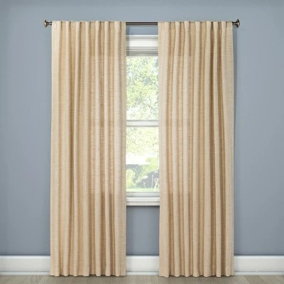 1pc Light Filtering Textured Weave Window Curtain Panel Cream - Threshold™ 1pc Light Filtering Textured Weave Window Curtain Panel Cream - Threshold™ -Threshold shop GUEST 1a0bce15 58e3 4f02 95b5 1ea903334a68