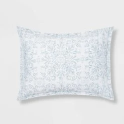 7pc Medallion Comforter Bedding Set With Sheets Blue - Threshold™ 3 7pc Medallion Comforter Bedding Set With Sheets Blue - Threshold™ -Threshold shop GUEST 1b3805ea 46f0 414b 99d5 1915257d6441