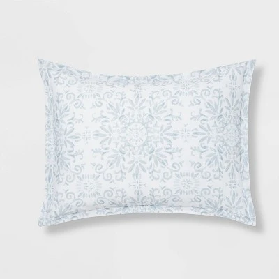 7pc Medallion Comforter Bedding Set with Sheets Blue - Threshold™ 7pc Medallion Comforter Bedding Set With Sheets Blue - Threshold™ -Threshold shop GUEST 1b3805ea 46f0 414b 99d5 1915257d6441