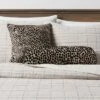 Square Jacquard Leopard Decorative Throw Pillow Black/Natural - Threshold™ 7 Square Jacquard Leopard Decorative Throw Pillow Black/Natural - Threshold™ -Threshold shop GUEST 1fc9d06f 3aae 423d a4c9 27e92e3486c5