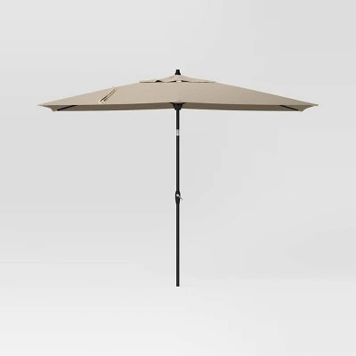 10'x6' Rectangular Market Patio Umbrella - Black Pole - Threshold™ 10'x6' Rectangular Market Patio Umbrella - Black Pole - Threshold™ -Threshold shop GUEST 203c21d7 00e6 444f be75 daf912d04906