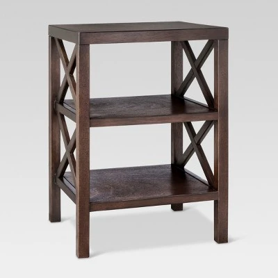 Owings End Table with 2 Shelves (Not Assembled) Espresso - Threshold™ Owings End Table With 2 Shelves (Not Assembled) Espresso - Threshold™ -Threshold shop GUEST 2414a8f7 f30e 4a8e a8c1 545ddf5fa7e5