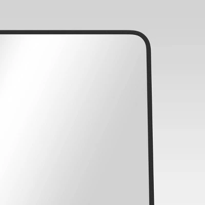 18" x 60" Metal Aluminum Cheval Floor Mirror Black - Threshold™ 18" X 60" Metal Aluminum Cheval Floor Mirror Black - Threshold™ -Threshold shop GUEST 24c49364 412b 47fa 8624 430bcfbf0d6f