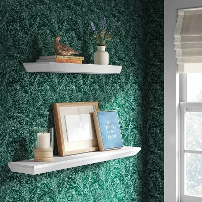 Wedge Shelf with Rod Bracket White - Threshold™ Wedge Shelf With Rod Bracket White - Threshold™ -Threshold shop GUEST 24f0cea0 d8e6 4eef 87bb 0ba507d79049