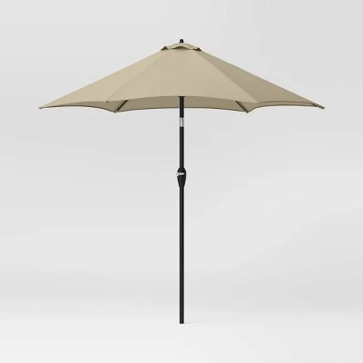 9'x9' Market Patio Umbrella - Black Pole - Threshold™ 9'x9' Market Patio Umbrella - Black Pole - Threshold™ -Threshold shop GUEST 26376d4f 0c79 4670 8138 0cf481a01677