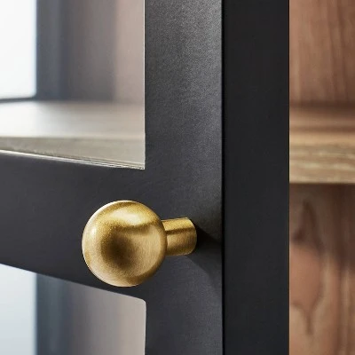 30" Crystal Cove Glass Cabinet Black - Threshold™ designed with Studio McGee 30" Crystal Cove Glass Cabinet Black - Threshold™ Designed With Studio McGee -Threshold shop GUEST 26fa73ea e496 41cb a096 0f669cdcbb99 1