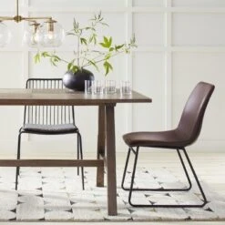 Bowden Faux Leather Dining Chairs - Threshold™ 4 Bowden Faux Leather Dining Chairs - Threshold™ -Threshold shop GUEST 282deedc 06c1 4d46 b2fb 2fd8f54c5245