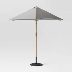 9'x9' Market Patio Umbrella - Light Wood Pole - Threshold™ 12 9'x9' Market Patio Umbrella - Light Wood Pole - Threshold™ -Threshold shop GUEST 32f5cb95 d51b 4c1f 9ef5 3c229603e181