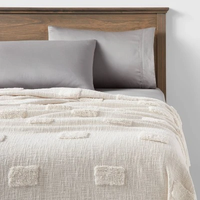 60"x80" Global Tufted Throw Blanket with Tassels - Threshold™ 60"x80" Global Tufted Throw Blanket With Tassels - Threshold™ -Threshold shop GUEST 395fdb12 59a3 4ba0 b9c0 dcade6a18fd1