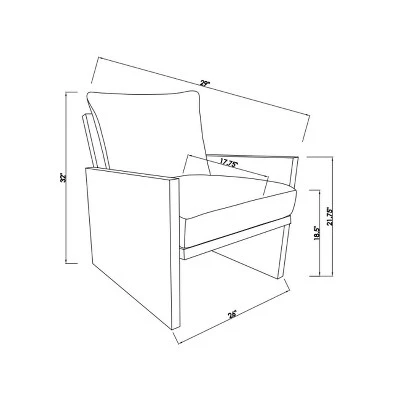 Duchesne Wood Accent Chair with Upholstered Seat and Back Cream - Threshold™ designed with Studio McGee Duchesne Wood Accent Chair With Upholstered Seat And Back Cream - Threshold™ Designed With Studio McGee -Threshold shop GUEST 3a353703 f817 4727 9d6d 17a0d88a2123