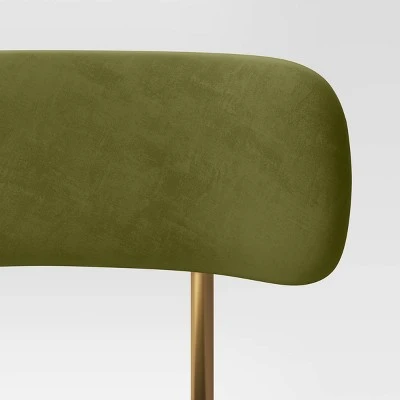Orion Luxe Dining Chair with Brass Legs Olive Green Velvet - Threshold™ Orion Luxe Dining Chair With Brass Legs Olive Green Velvet - Threshold™ -Threshold shop GUEST 3bdc1113 2417 49f9 8d4f c2d4be4d4a20