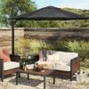 11'x11' Offset Patio Umbrella Black - Black Pole - Threshold™ 5 11'x11' Offset Patio Umbrella Black - Black Pole - Threshold™ -Threshold shop GUEST 3d7b0d91 3968 4ac6 aa3a f6ac5ccdb002