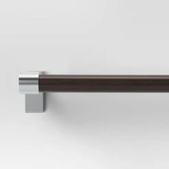 Dark Faux Wood Curtain Rod Nickel - Threshold™ 2 Dark Faux Wood Curtain Rod Nickel - Threshold™ -Threshold shop GUEST 3f1572b1 fc3d 4ce8 8600 dec628aa2d09