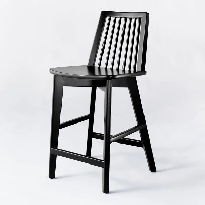 Linden Modified Windsor Wood Counter Height Barstool - Threshold™ designed with Studio McGee Linden Modified Windsor Wood Counter Height Barstool - Threshold™ Designed With Studio McGee -Threshold shop GUEST 3fda3172 f988 4187 9231 f1d74293e6cb