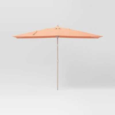 10'x6' Rectangular Market Patio Umbrella - Light Wood Pole - Threshold™ 10'x6' Rectangular Market Patio Umbrella - Light Wood Pole - Threshold™ -Threshold shop GUEST 427598f4 b2c9 461e bcfd 67f89a9a1441
