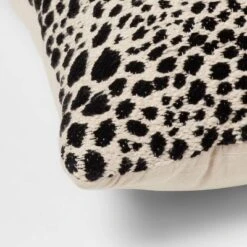 Square Jacquard Leopard Decorative Throw Pillow Black/Natural - Threshold™ 2 Square Jacquard Leopard Decorative Throw Pillow Black/Natural - Threshold™ -Threshold shop GUEST 428e0ddc 7458 4bb1 8b9a 71e11e80babc
