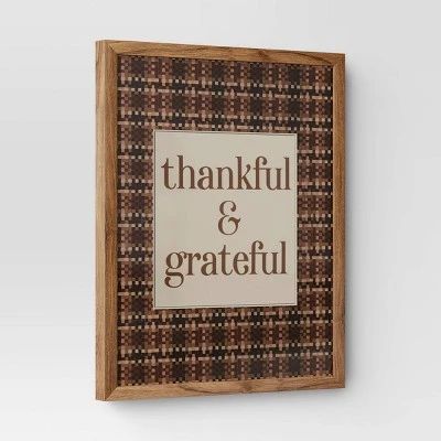 16" x 20" Thankful & Grateful Framed Under Plexi - Threshold™ 16" X 20" Thankful & Grateful Framed Under Plexi - Threshold™ -Threshold shop GUEST 46d834d7 16df 46e9 9ba1 13af890ffaf5