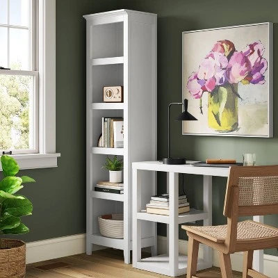 Carson Wood Writing Desk with Storage White - Threshold™ Carson Wood Writing Desk With Storage White - Threshold™ -Threshold shop GUEST 47da56d4 42e3 44c3 be5a 4f3d290a4479