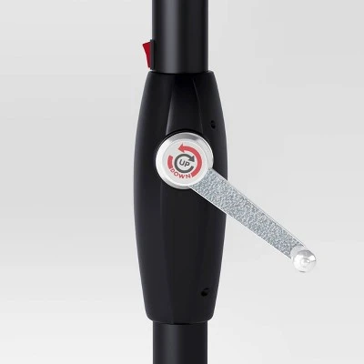 9'x9' Market Solar Patio Umbrella - Black Pole - Threshold™ 9'x9' Market Solar Patio Umbrella - Black Pole - Threshold™ -Threshold shop GUEST 4c248826 2a78 41b7 8ca2 181d585cab17