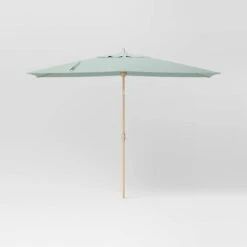 10'x6' Rectangular Market Patio Umbrella - Light Wood Pole - Threshold™ 7 10'x6' Rectangular Market Patio Umbrella - Light Wood Pole - Threshold™ -Threshold shop GUEST 4f2b0fba 618c 43dd ae78 b014edf01852