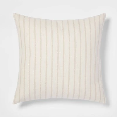Oversized Cotton Striped Square Throw Pillow - Threshold™ Oversized Cotton Striped Square Throw Pillow - Threshold™ -Threshold shop GUEST 4f713579 8e75 4463 a43e 8ad2a3afb065