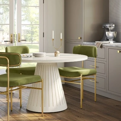 Orion Luxe Dining Chair with Brass Legs Olive Green Velvet - Threshold™ Orion Luxe Dining Chair With Brass Legs Olive Green Velvet - Threshold™ -Threshold shop GUEST 535f365f e5d9 40f8 9b1b 765bd33c21a8