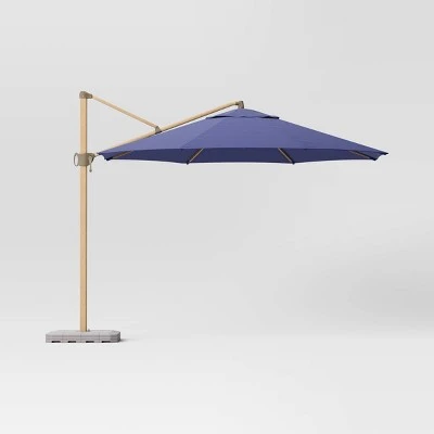 11'x11' Offset Patio Umbrella - Light Wood Pole - Threshold™ 11'x11' Offset Patio Umbrella - Light Wood Pole - Threshold™ -Threshold shop GUEST 544e7160 2f43 42b7 962e 5e64fe35ebc3