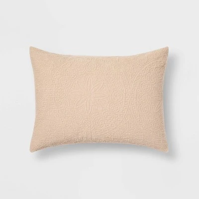 Matelassé Medallion Coverlet Sham Beige - Threshold™ Matelassé Medallion Coverlet Sham Beige - Threshold™ -Threshold shop GUEST 571a4d23 09dc 4fb1 bac7 0aaaae6ba46f