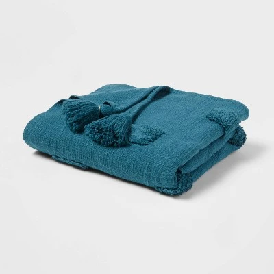 60"x80" Global Tufted Throw Blanket with Tassels - Threshold™ 60"x80" Global Tufted Throw Blanket With Tassels - Threshold™ -Threshold shop GUEST 59eb25ff 94ed 4917 a472 1f3c2c9609a2