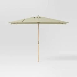 10'x6' Rectangular Market Patio Umbrella - Light Wood Pole - Threshold™ 19 10'x6' Rectangular Market Patio Umbrella - Light Wood Pole - Threshold™ -Threshold shop GUEST 5fb33983 be50 4af3 8602 ec3479445938
