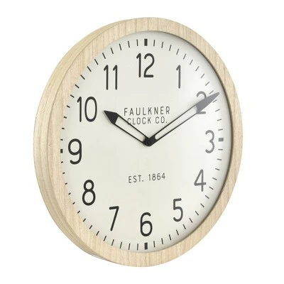 16" Wall Clock Wood - Threshold™ 16" Wall Clock Wood - Threshold™ -Threshold shop GUEST 626e7517 0a99 45de 9fe9 335b7395dbe8