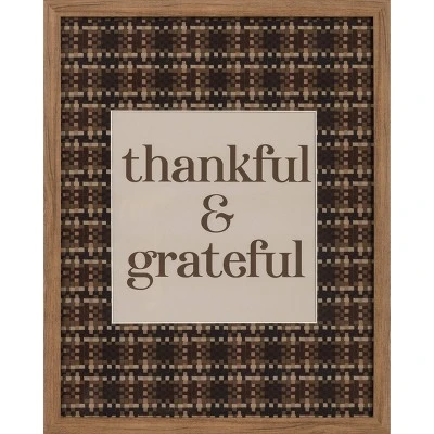 16" x 20" Thankful & Grateful Framed Under Plexi - Threshold™ 16" X 20" Thankful & Grateful Framed Under Plexi - Threshold™ -Threshold shop GUEST 6549a859 fd48 4a52 b23b 74714d9c7256