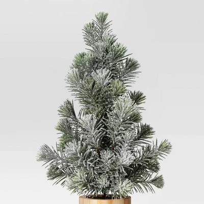 Artificial Plant Snowy Tree in Wood Pot - Threshold™ Artificial Plant Snowy Tree In Wood Pot - Threshold™ -Threshold shop GUEST 684bc7e0 d9bd 44cc a987 8b845473a13f
