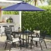 9'x9' Market Solar Patio Umbrella - Black Pole - Threshold™ 16 9'x9' Market Solar Patio Umbrella - Black Pole - Threshold™ -Threshold shop GUEST 6c9294df 5383 4e8f a9e2 4c99c6b844ab 1