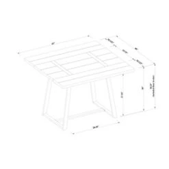 Brimfield Metal Base Extendable Dining Table Brown - Threshold™ 3 Brimfield Metal Base Extendable Dining Table Brown - Threshold™ -Threshold shop GUEST 6cc89fd1 cd13 4a73 b61a b2b76aaf7bc1