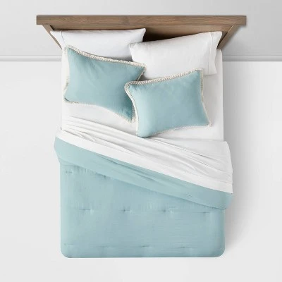 Cotton Tassel Border Comforter & Sham Set - Threshold™ Cotton Tassel Border Comforter & Sham Set - Threshold™ -Threshold shop GUEST 6f76be80 bd02 4d43 8b96 c93649650b5f