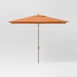 10'x6' Rectangular Market Patio Umbrella - Light Wood Pole - Threshold™ 6 10'x6' Rectangular Market Patio Umbrella - Light Wood Pole - Threshold™ -Threshold shop GUEST 7026a379 acb5 40d3 9e28 ea63462c9136