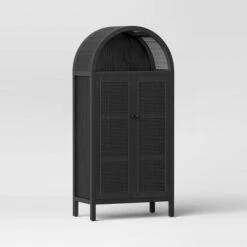 Woven Arched Wood Cabinet - Threshold™ 7 Woven Arched Wood Cabinet - Threshold™ -Threshold shop GUEST 71d7b8e7 0b8a 4c88 af3c ece9ad48100b