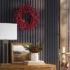 Artificial Plant Small Mixed Greenery And Poinsettia Arrangement - Threshold™