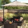 11'x11' Offset Patio Umbrella Tan - Black Pole - Threshold™ 21 11'x11' Offset Patio Umbrella Tan - Black Pole - Threshold™ -Threshold shop GUEST 7742cc37 94a8 46ba baf9 c8b08bc88a84